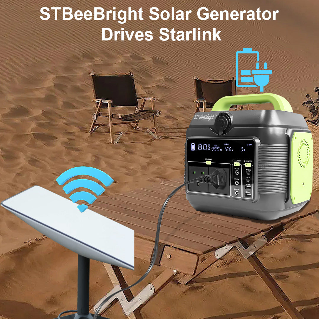 Power Up Your Starlink Experience with the BP009 Portable Power Station 600W from WISER