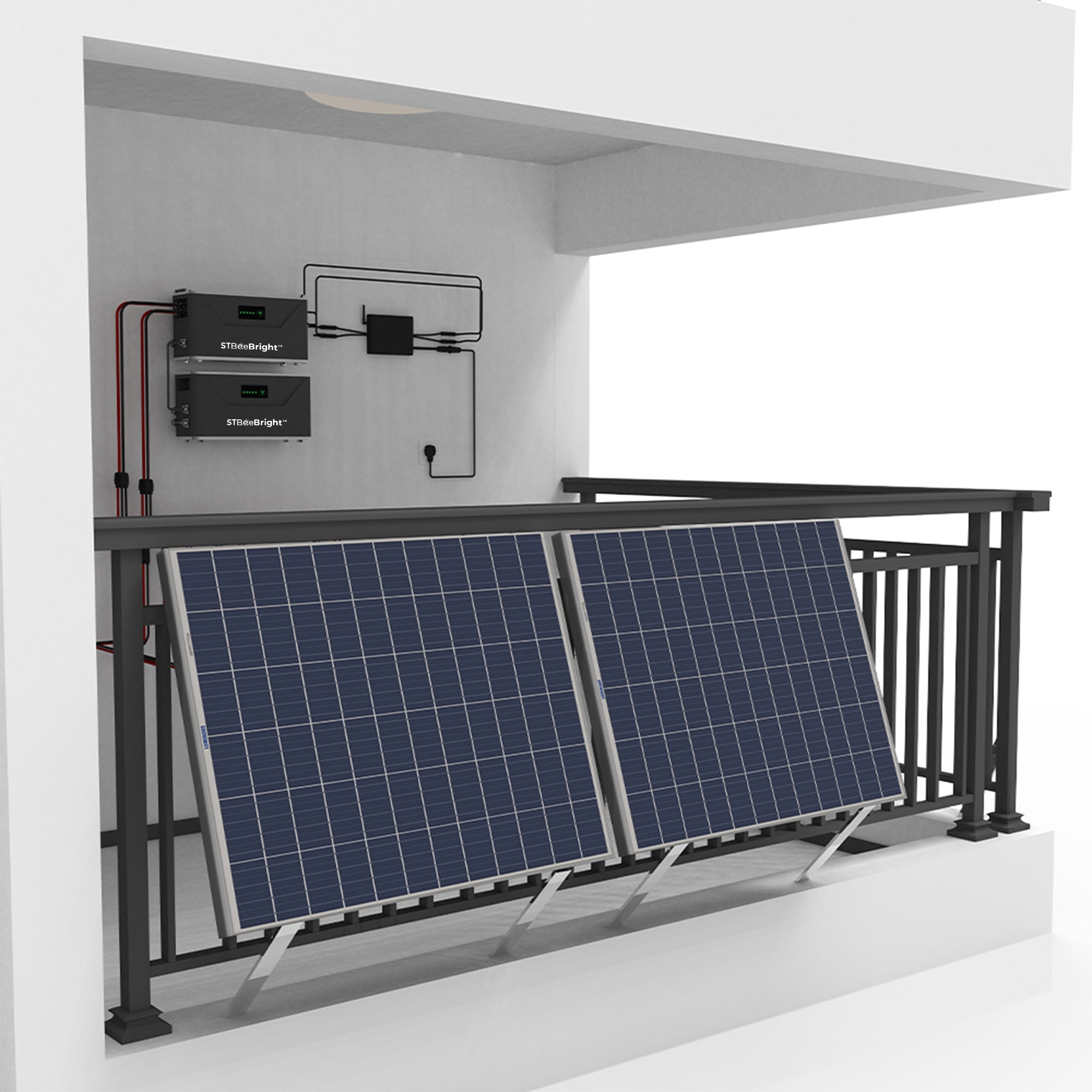 WISER Energy Balcony Solar Energy Storage System