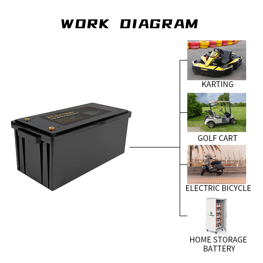 WISER Golf Cart Lithium Battery BGB001