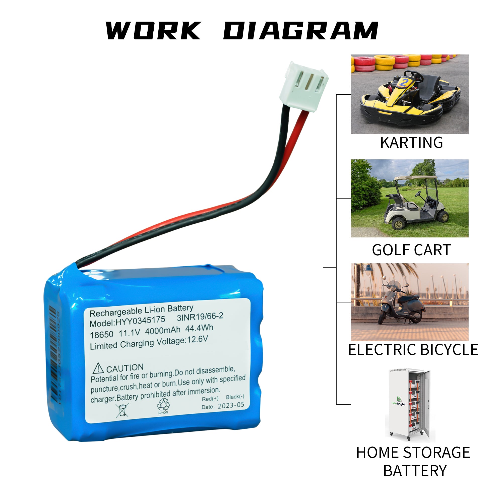 WISER electric bicycle Lithium Batteries Pack 11V