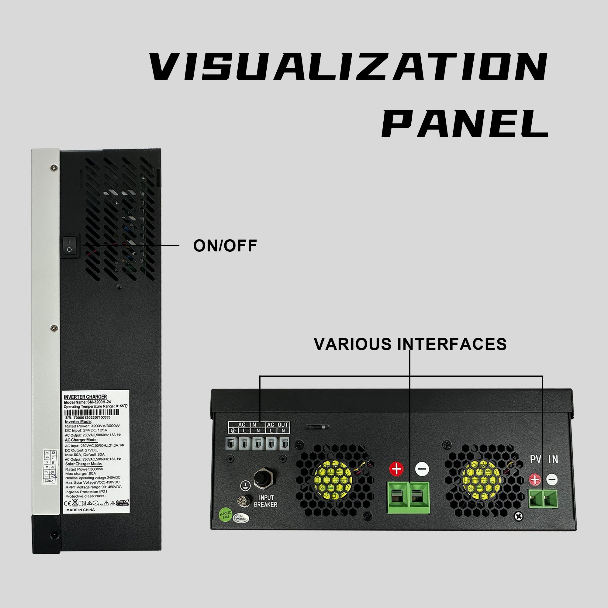 WISER Energy 3kW 3KVA Solar Inverter MPPT BR019