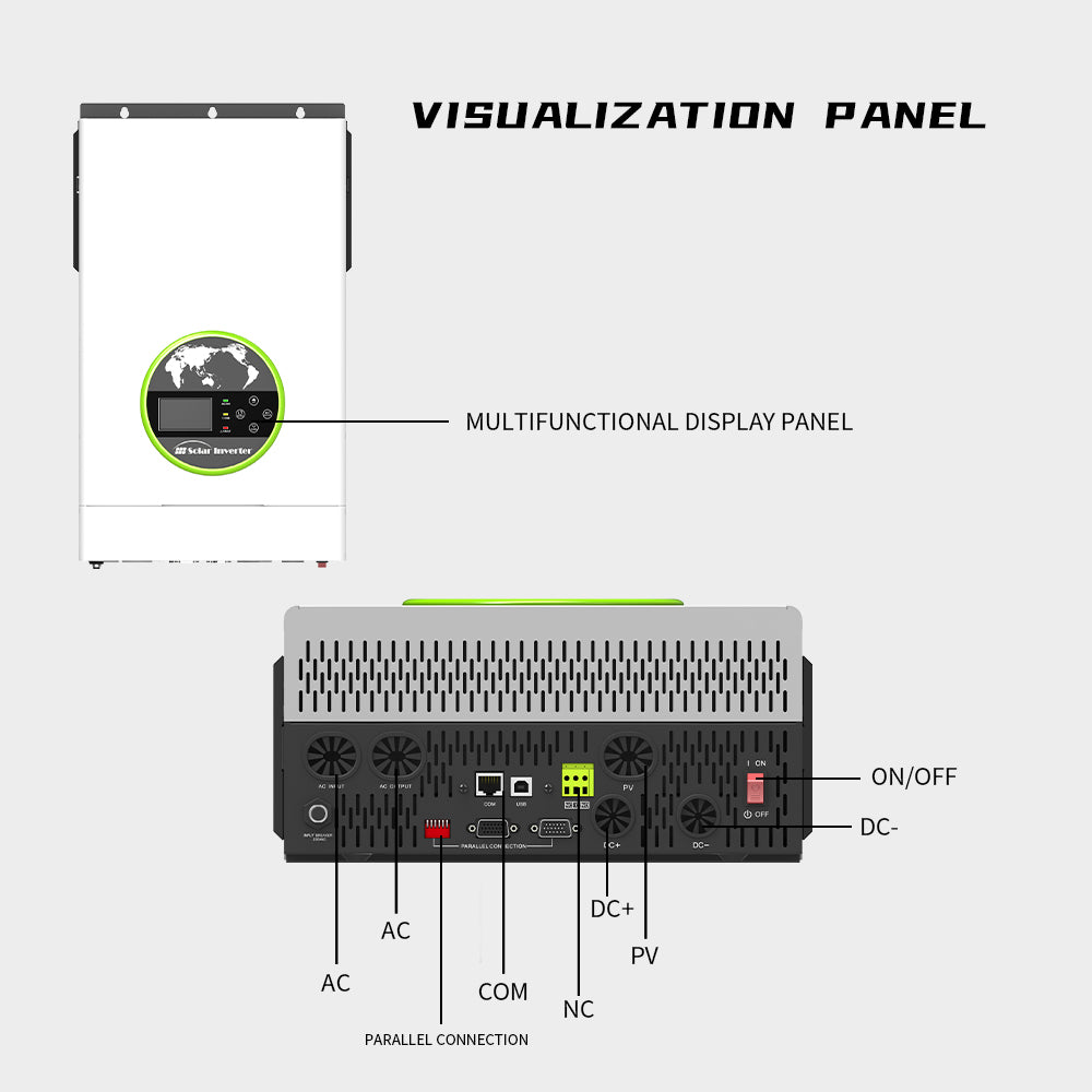 WISER Energy PV MPPT 5KW 5KVA Solar inverter BR023