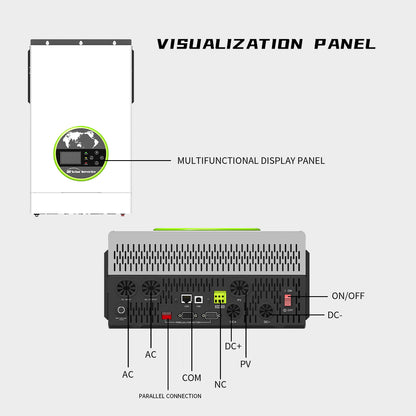 WISER Energy PV MPPT 5KW 5KVA Solar inverter BR023