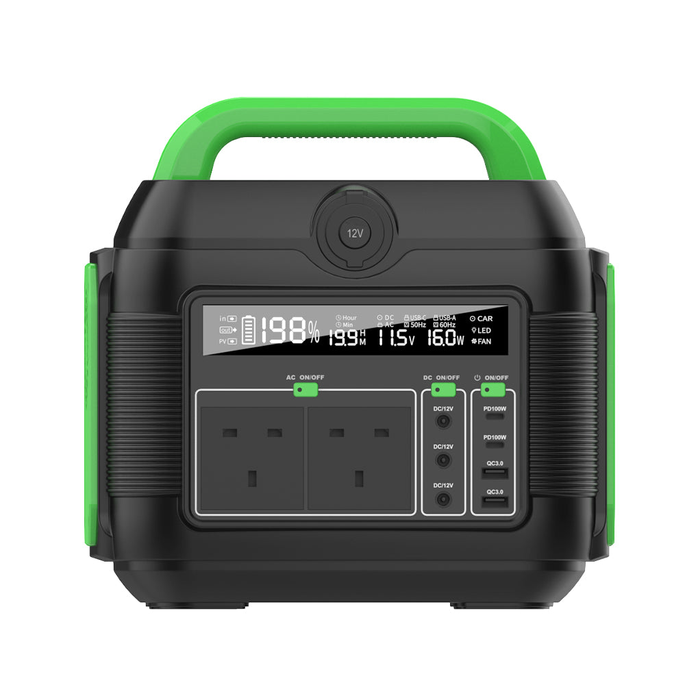 WISER Energy Power Station Best Portable Generator For Home Backup 600W 576Wh BP009