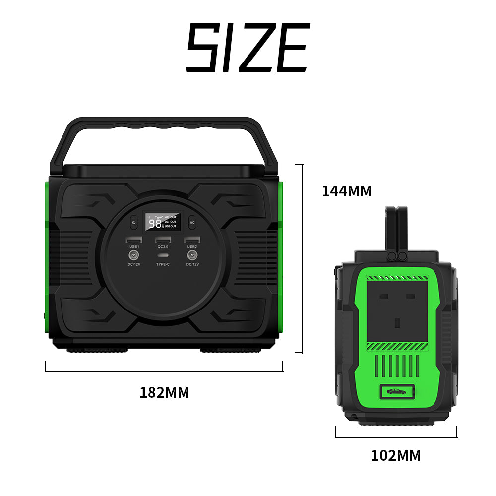 WISER Energy Solar Portable Power Station Generator 200W 173Wh BP011 Customizable LOGO