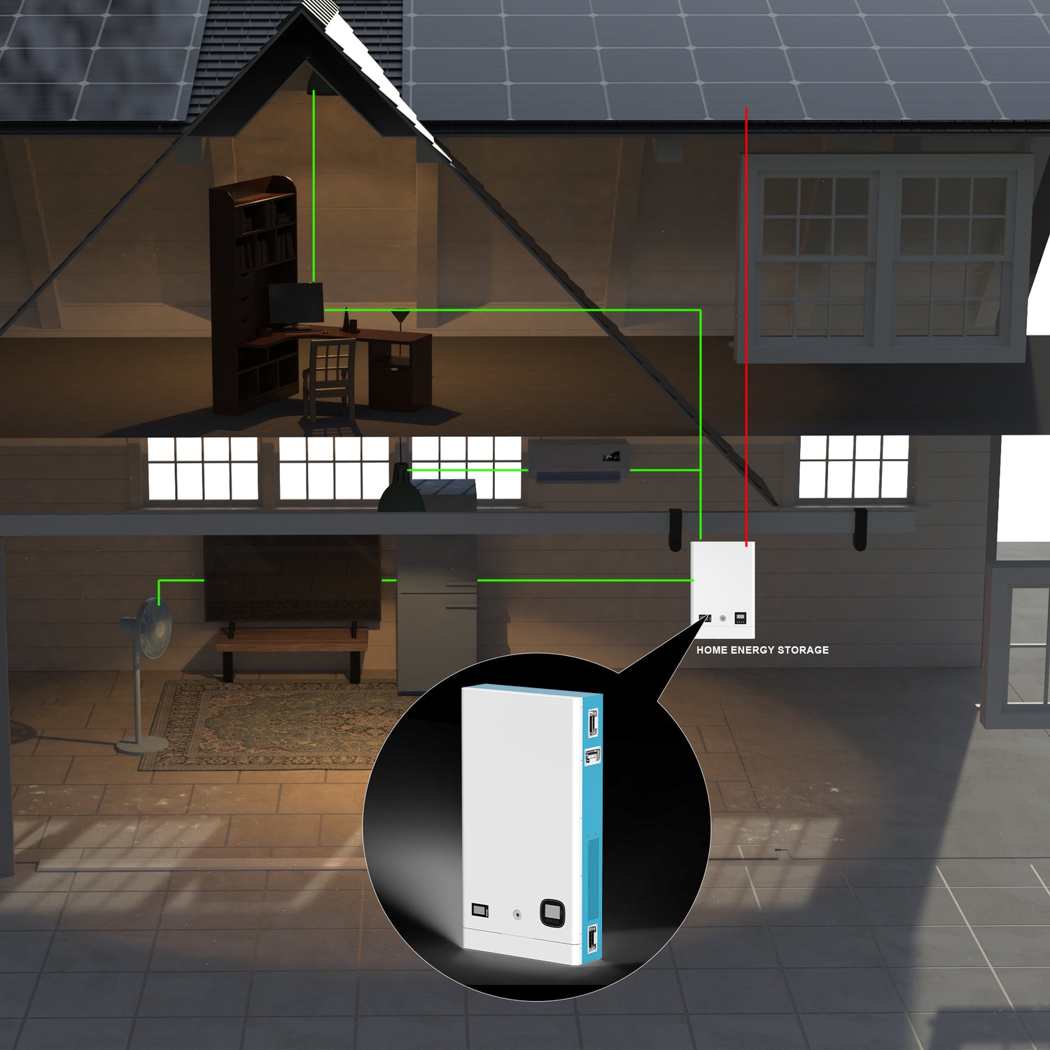 WISER Lithium Battery Home Energy Storage System Blackout buster